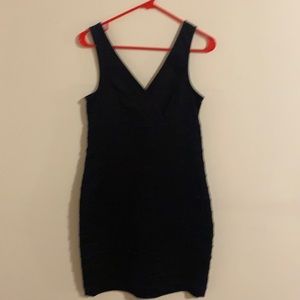 EXPRESS Heavy blue slimming dress